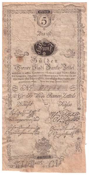 5 Gulden 1800 Franz II stark gebraucht