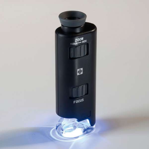 Zoom-Mikroskop mit LED 60- bis 100-fach 313090