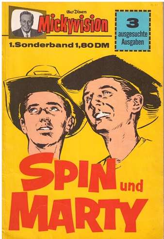 Mickyvision 1962 Sammelband Sonderband 1 mit 3 Heften Spin und Marty Ehapa