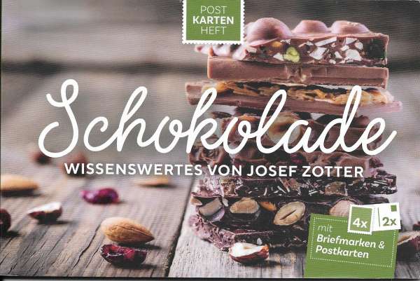 Schokolade - Wissenswertes von Josef Zotter Postkarten Heft