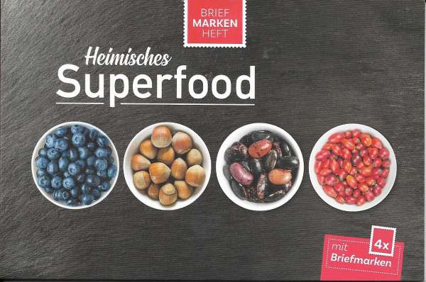 Heimisches Superfood Briefmarken Heft mit 4 Marken