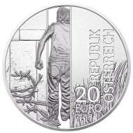 20 EURO 2014 25 Jahre Fall des Eisernen Vorhangs PP Silber ANK Nr.29