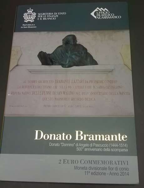 2 Euro San Marino 2014 Donato Bramante