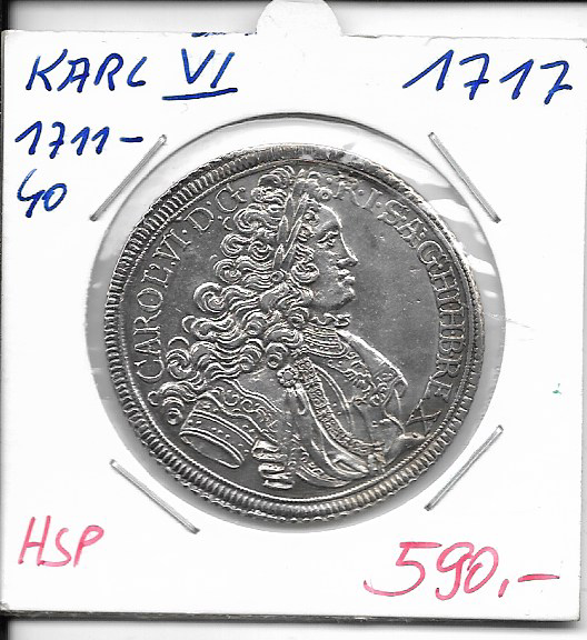 RDR Karl VI Taler 1717 HSP