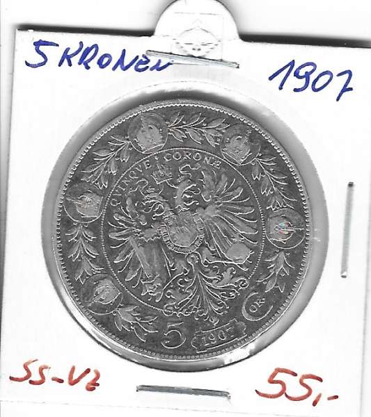 5 Kronen 1907 Franz Joseph I