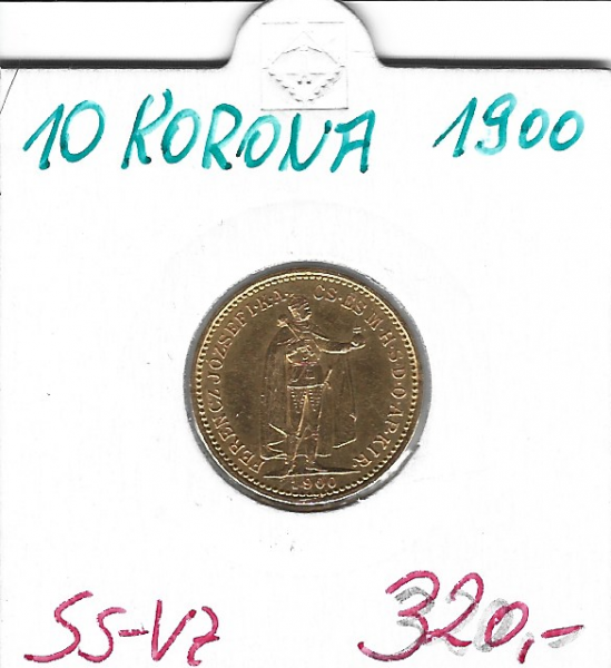 10 Korona 1900 KB Franz Joseph I Gold
