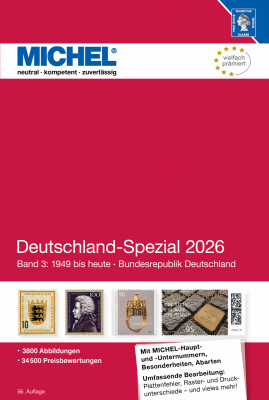 MICHEL DEUTSCHLAND SPEZIAL-KATALOG 2026 - BAND 3 1949 bis heute