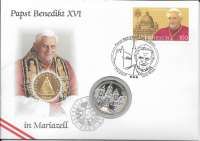 NBE 12) 2007 Papst Benedikt XVI in Wien NBE 12) 2007 Papst Benedikt XVI in Wien