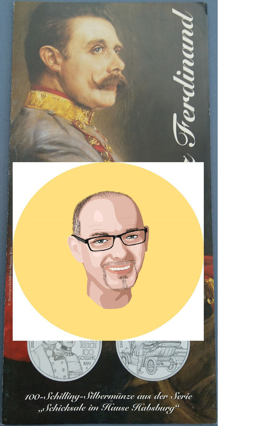1999 100 Schilling Silber - Franz Ferdinand nur Flyer Folder | 100 ...