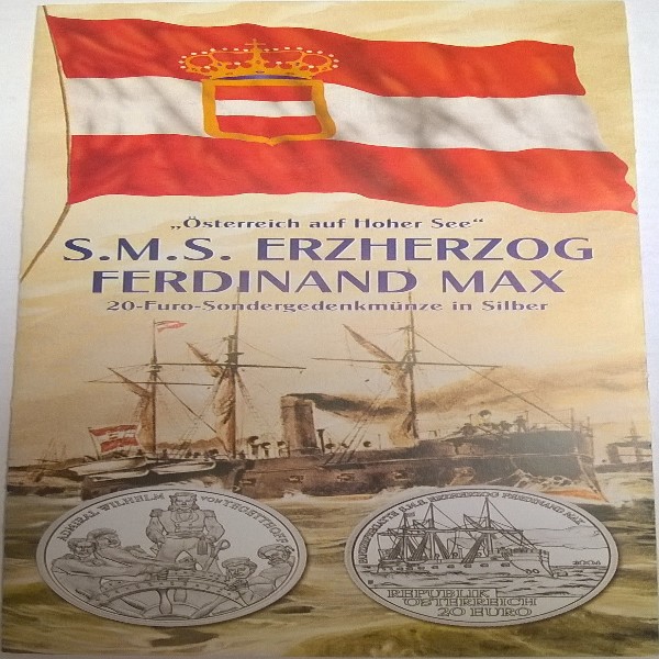 20 Euro 2004 - S.M.S Erzherzog Ferdinand Max nur Flyer
