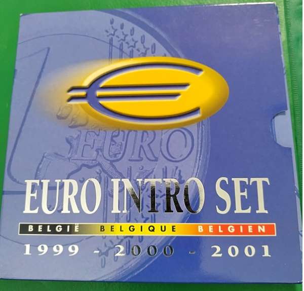 Belgien 1999 2000 2001 Intro Kursmünzenset KMS Coinset Blister