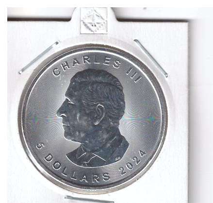 5 DOLLAR 2024 Canada Maple Leaf Silber 1 Unze