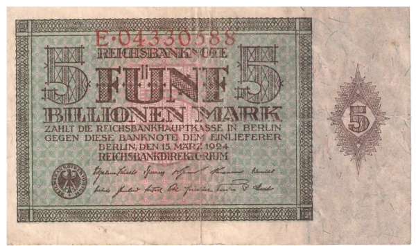 5 Billion Mark 15.3.1924 Deu-172