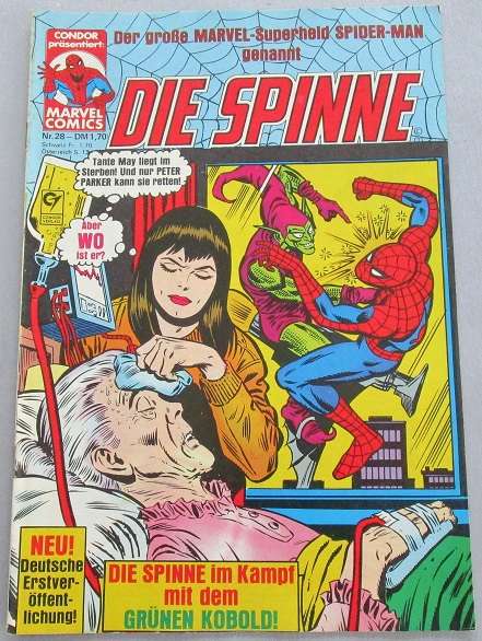 Die Spinne Spider Man Condor Marvel Comics Nr.28