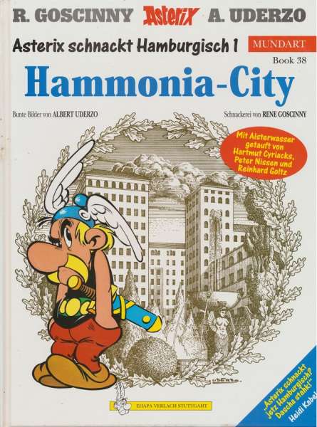 Hardcover Asterix Mundart : Buch 38 Hammonia City Buch schnackt Hamburgisch 1