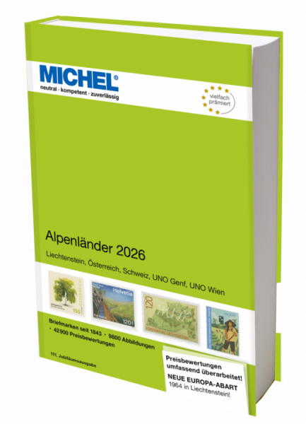 (E 01) MICHEL Europa Alpenländer 2026 (E1)