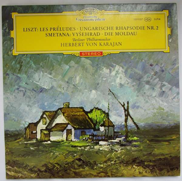 Liszt Les Preludes Ungarische Rhapsodie Nr.2 Herbert von Karajan LP