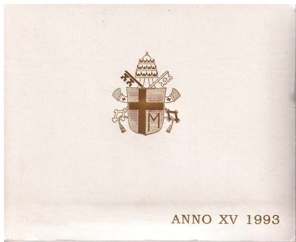 1993 KMS Johannes Paul II. Vatikan Italien-Kirchenstaat Lire