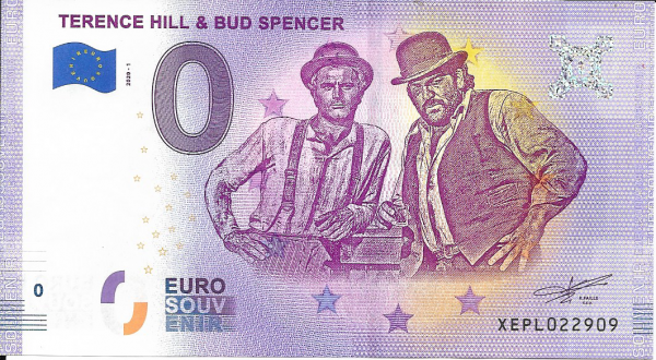 Terence Hill & Bud Spencer Unc 0 Euro Schein Deutschland 2020-1