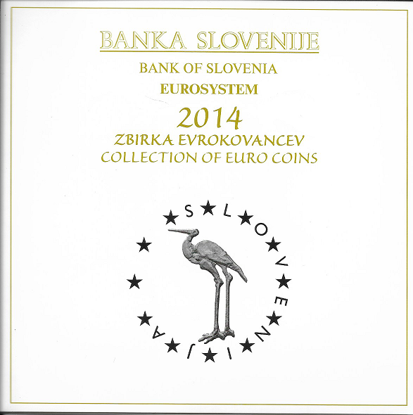 Kursmünzenset Slowenien Blister 2014