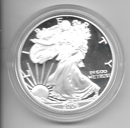 1 Dollar 2006 W Silber Eagle Unze PP