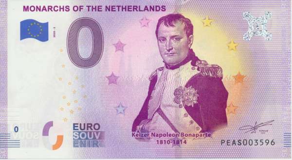Monarchs of the Netherlands Napoleon - Unc 0 Euro Schein 2020-2
