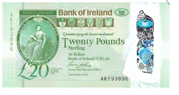Irland - 20 Pfund 2017 Unc Pi.new