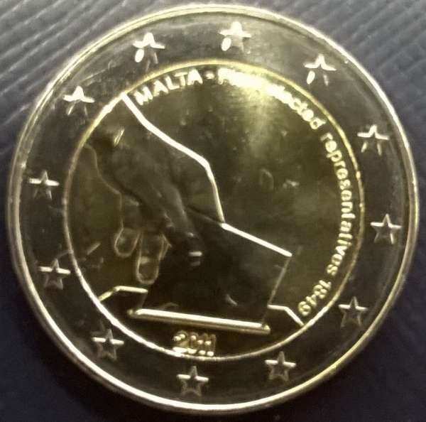 2 Euro Malta 2011 Verfassung
