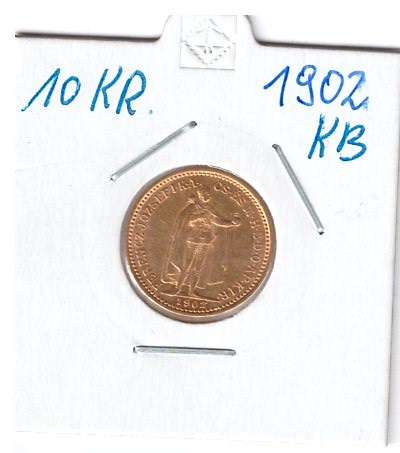 10 Korona 1902 KB Franz Joseph I Gold