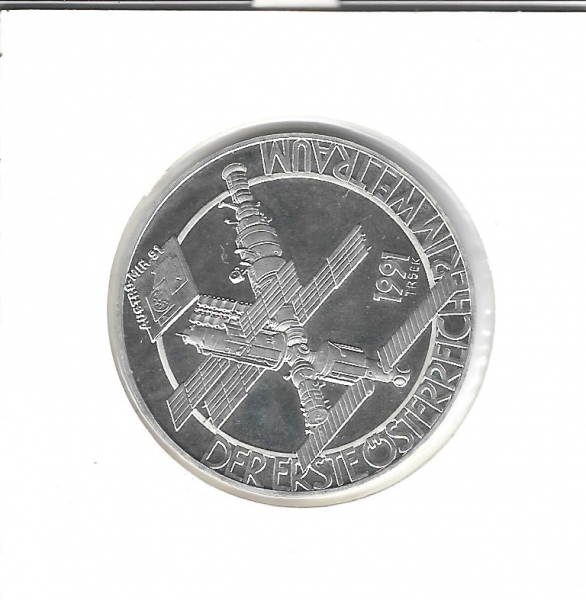Viehböck Autro Mir 91 Medaille Silber