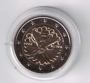 2 Euro Malta 2024 Honig Biene in Kapsel