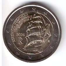 2 Euro Italien 2025 Amerigo VESPUCCI