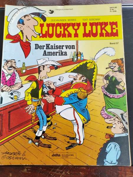 Lucky Luke Band 57 Der Kaiser von Amerika 1989
