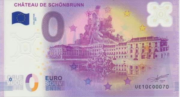 ANK.Nr.S1 Schloss Schönbrunn Wien - Unc 0 Euro Schein 2017-1