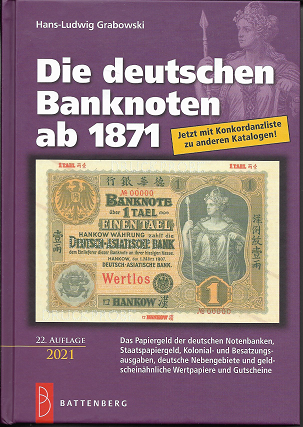Die Deutschen Banknoten ab 1871 Rosenberg 22.Auflage-