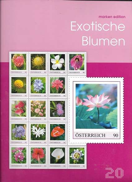 Exotische Blumen Marken Edition 20
