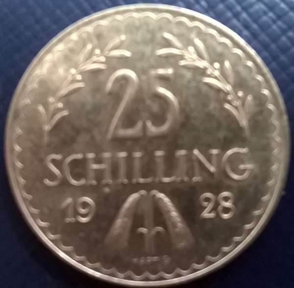 25 Schilling Gold 1928