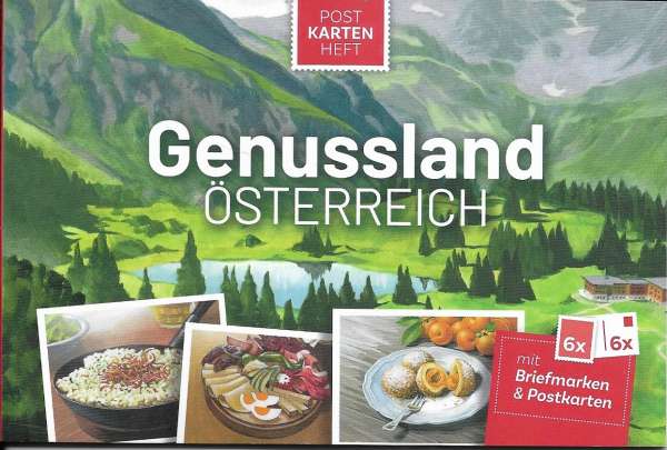 Genussland Österreich Postkarten Heft