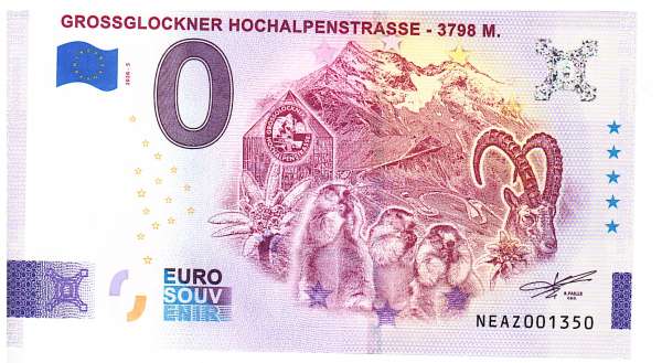 ANK.Nr. Grossglockner Hochalpenstresse Silber 0 Euro Schein 2026-5