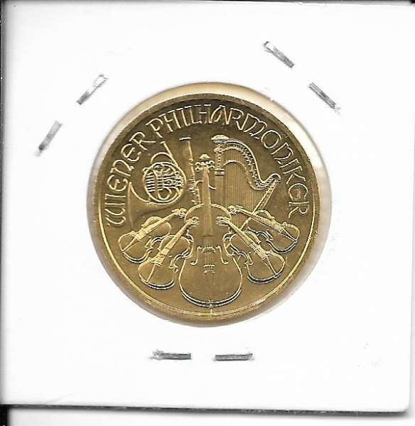 2003 Philharmoniker 1/2 unze 50 Euro 15,55 Gramm