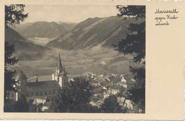 Mariazell gegen Hochschwab 1937