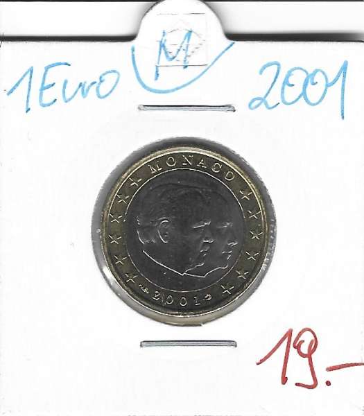 1 Euro Monaco 2001 Rainer III