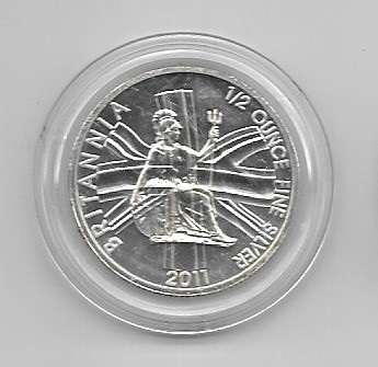 1 Pound Britania 2011 1/2 unze Silber Elisabeth II