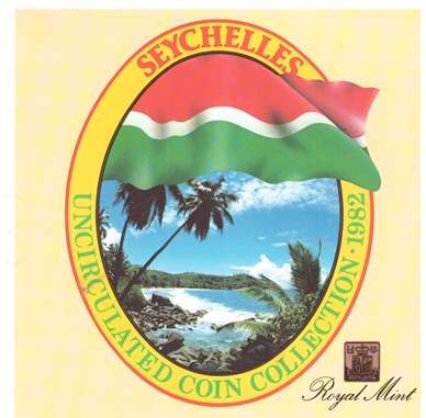 Seychelles Coin Set 1982 Brilliant Uncirculated