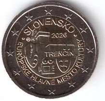 2 Euro Slowakei 2026 Trencin