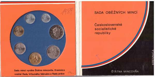 Tschechoslowakei KMS 1989 UNC