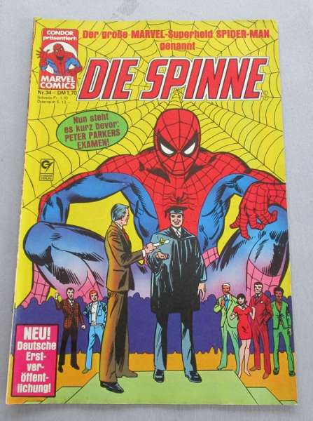 Die Spinne Spider Man Condor Marvel Comics Nr.34