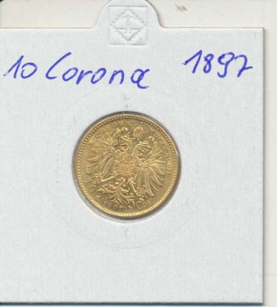 10 Corona Kronen 1897 Franz Joseph I Gold