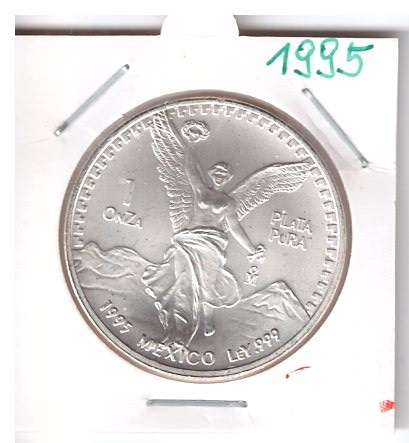 Mexiko 1995 Libertad Silbermünze 1 oz Onza Plata Pura 999