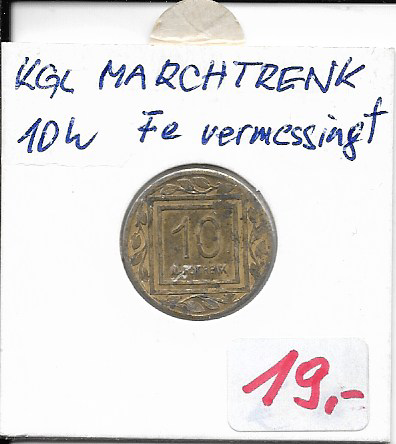 10 Heller KGL Marktrenk Kriegsgefangenenlager 1915